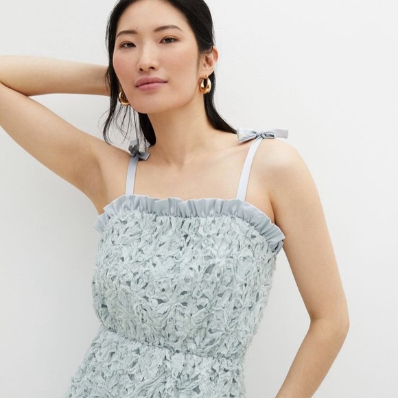 Anthropologie texture peplum top NWT light blue - Picture 3 of 10